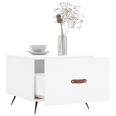 Valkoinen sohvapöytä Benoni 50x50x40cm (puinen)