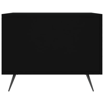 Sohvapöytä musta 50x50x40 cm tekninen puu