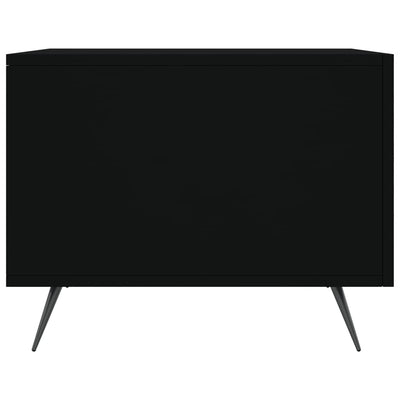 Sohvapöydät 2 kpl musta 50x50x40 cm tekninen puu