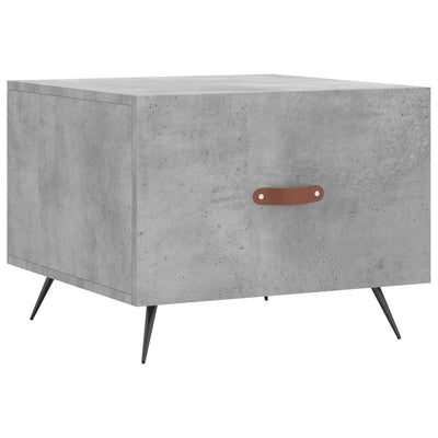 Sohvapöydät 2 kpl betoninharmaa 50x50x40 cm tekninen puu