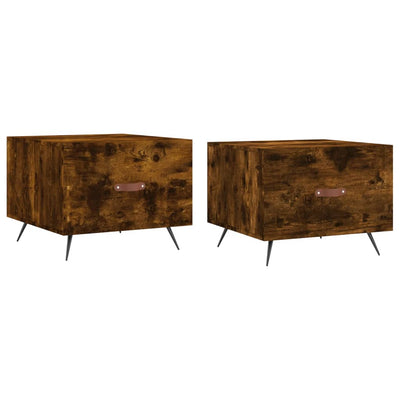 Savutammi sohvapöydät Benoni 50x50x40cm (2 kpl, puinen)