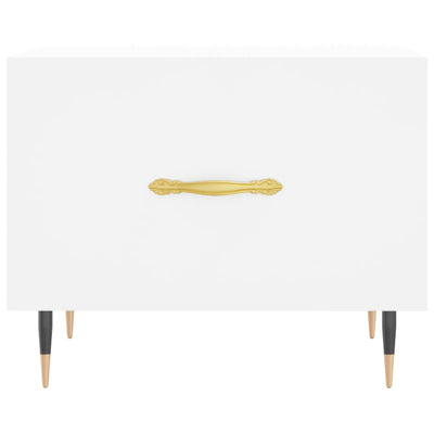 Valkoinen sohvapöytä Gatie 50x50x40cm (puinen)