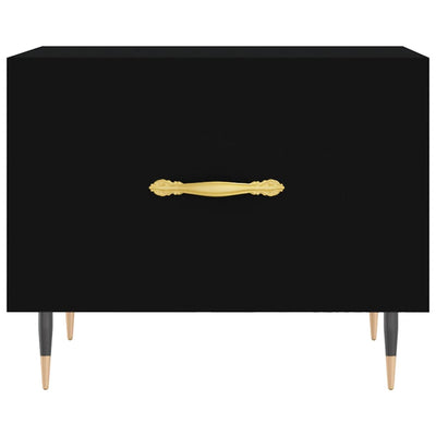 Musta sohvapöytä Gatie 50x50x40cm (puinen)