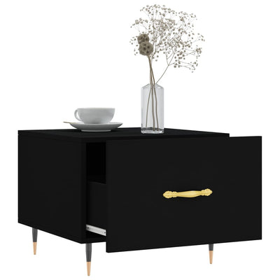 Musta sohvapöydät Gatie 50x50x40cm (2 kpl puinen)