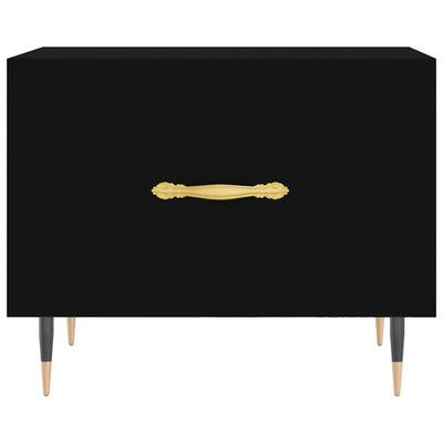 Musta sohvapöydät Gatie 50x50x40cm (2 kpl puinen)