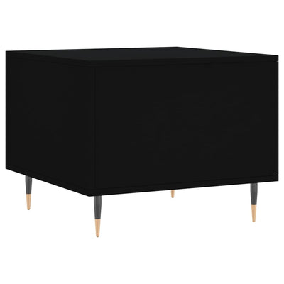 Sohvapöydät 2 kpl musta 50x50x40 cm tekninen puu