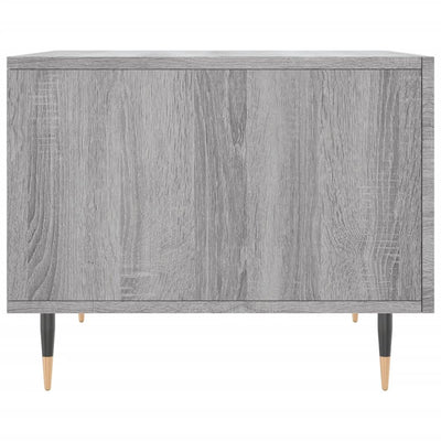 Sohvapöytä harmaa Sonoma 50x50x40 cm tekninen puu