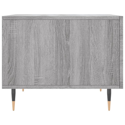 Sohvapöydät 2 kpl harmaa Sonoma 50x50x40 cm tekninen puu