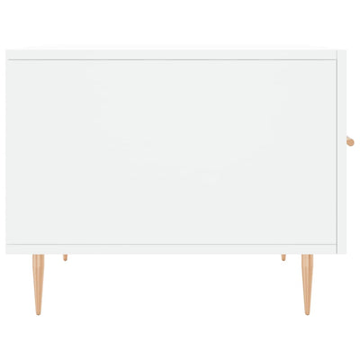 Valkoinen sohvapöydät Ionus 50x50x40cm (2 kpl, puinen)