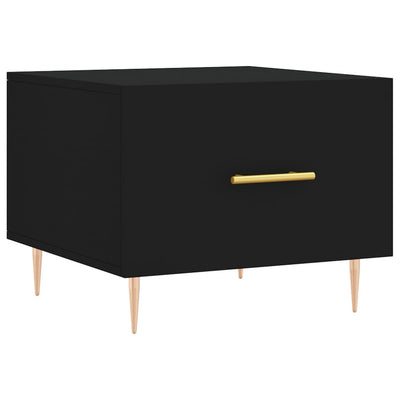 Musta sohvapöytä Ionus 50x50x40cm (puinen)