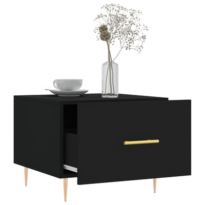 Musta sohvapöytä Ionus 50x50x40cm (puinen)