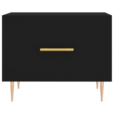 Musta sohvapöytä Ionus 50x50x40cm (puinen)