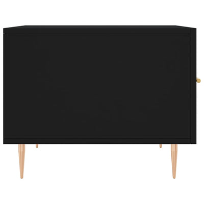 Sohvapöytä musta 50x50x40 cm tekninen puu
