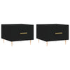 Musta sohvapöydät Ionus 50x50x40cm (2 kpl puinen)