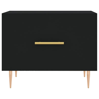 Musta sohvapöydät Ionus 50x50x40cm (2 kpl puinen)