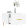 Valkoinen sohvapöytä Ionus 50x50x40cm (korkeakiilto, puinen)