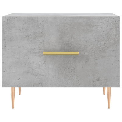 Betoninharmaa sohvapöytä Ionus 50x50x40cm (puinen)