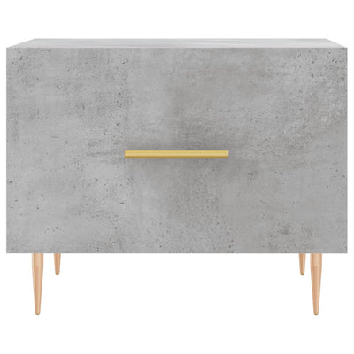 Betoninharmaa sohvapöydät Ionus 50x50x40cm (2 kpl puinen)