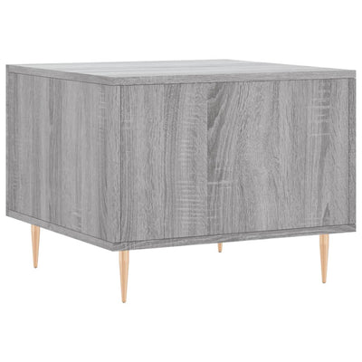 Sohvapöydät 2 kpl harmaa Sonoma 50x50x40 cm tekninen puu
