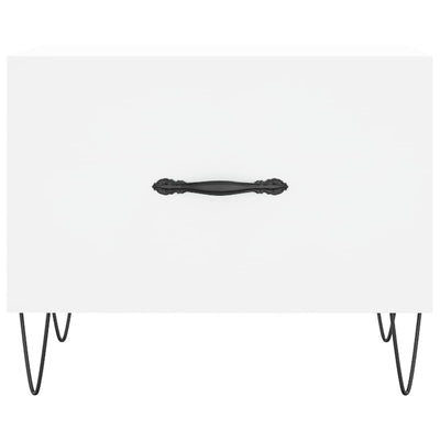 Valkoinen sohvapöytä Lentia 50x50x40cm (puinen)