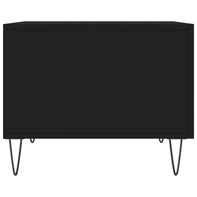 Sohvapöytä musta 50x50x40 cm tekninen puu