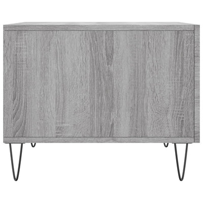 Sohvapöydät 2 kpl harmaa Sonoma 50x50x40 cm tekninen puu