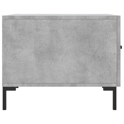 Sohvapöydät 2 kpl betoninharmaa 50x50x40 cm tekninen puu