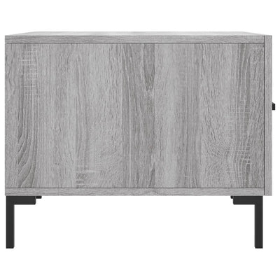 Sohvapöytä harmaa Sonoma 50x50x40 cm tekninen puu