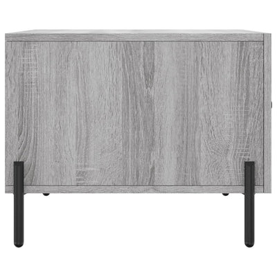 Sohvapöytä harmaa Sonoma 50x50x40 cm tekninen puu