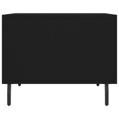Sohvapöydät 2 kpl musta 50x50x40 cm tekninen puu