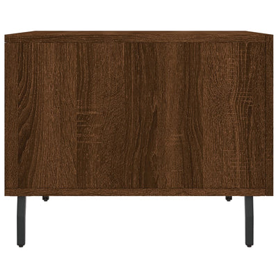 Sohvapöydät 2 kpl ruskea tammi 50x50x40 cm tekninen puu