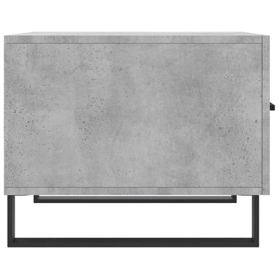 Sohvapöydät 2 kpl betoninharmaa 50x50x40 cm tekninen puu