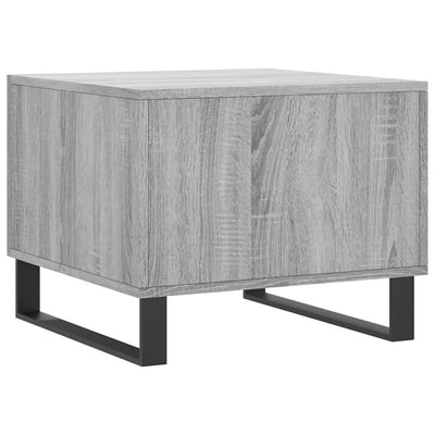 Sohvapöydät 2 kpl harmaa Sonoma 50x50x40 cm tekninen puu