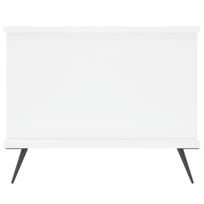 Sohvapöytä valkoinen 90x50x40 cm tekninen puu