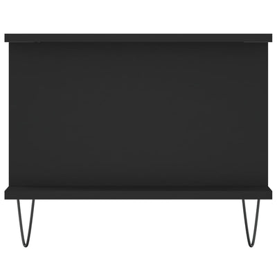 Sohvapöytä musta 90x50x40 cm tekninen puu