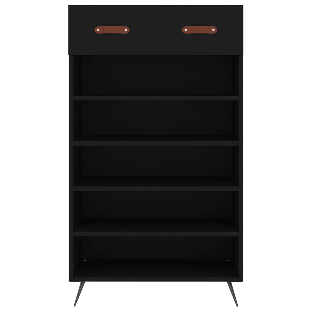Musta kenkäkaappi Irininis 60x35x105cm (puinen)