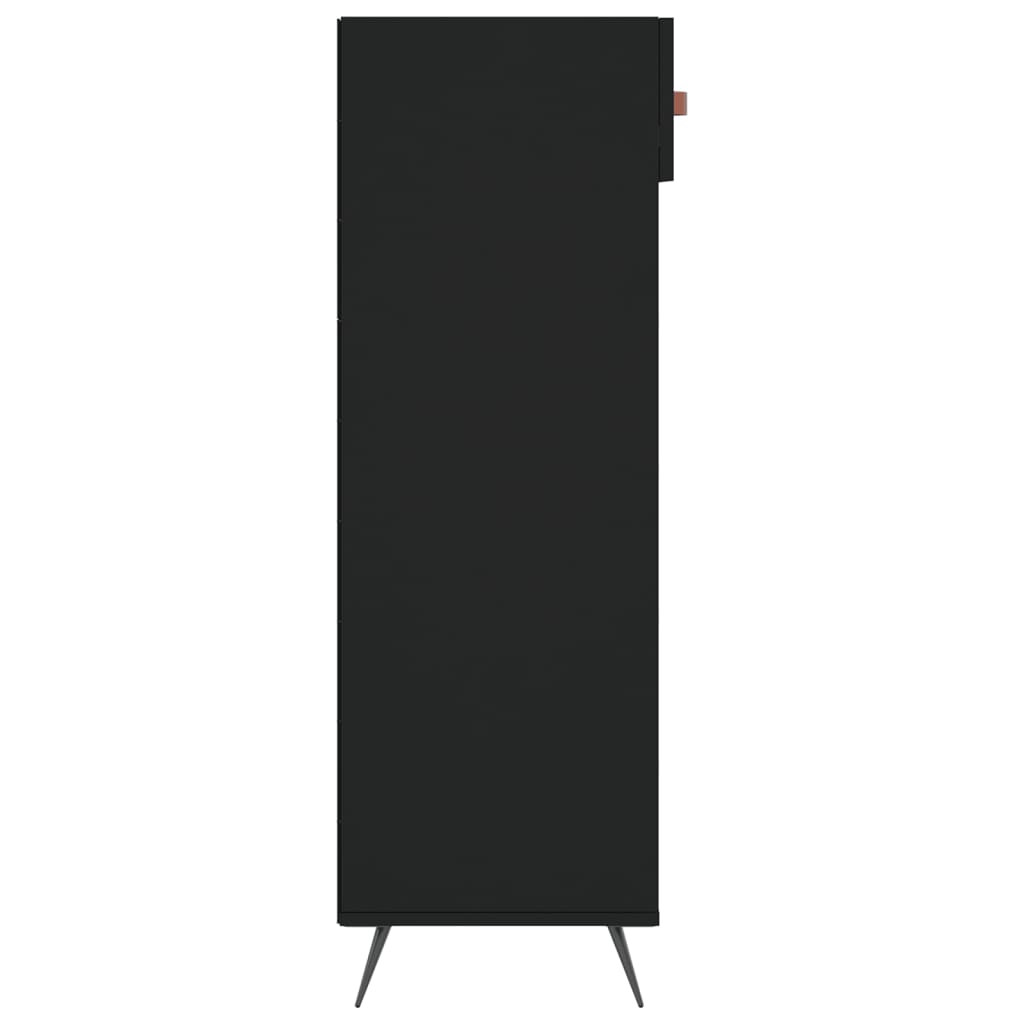 Musta kenkäkaappi Irininis 60x35x105cm (puinen)