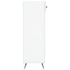Valkoinen kenkäkaappi Irininis 60x35x105cm (korkeakiilto, puinen)