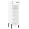 Valkoinen kenkäkaappi Estill 30x35x105cm (puinen)