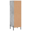Betoninharmaa kenkäkaappi Estill 30x35x105cm (puinen)