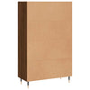 Kaappi ruskea tammi 69,5x31x115 cm tekninen puu