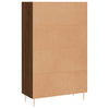 Kaappi ruskea tammi 69,5x31x115 cm tekninen puu