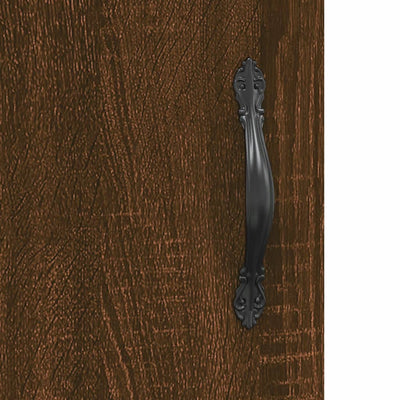 Kaappi ruskea tammi 69,5x31x115 cm tekninen puu