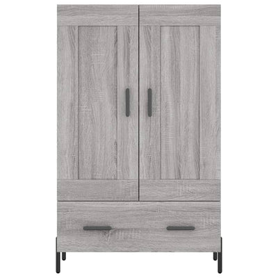 Kaappi harmaa Sonoma 69,5x31x115 cm tekninen puu