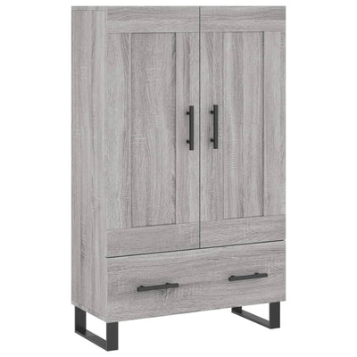 Kaappi harmaa Sonoma 69,5x31x115 cm tekninen puu