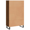 Kaappi ruskea tammi 69,5x31x115 cm tekninen puu