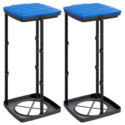 Roskapussipidikkeet 2 kpl sinimusta 60 l PP