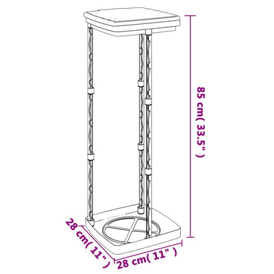 Roskapussipidikkeet 2 kpl sinimusta 120 l PP