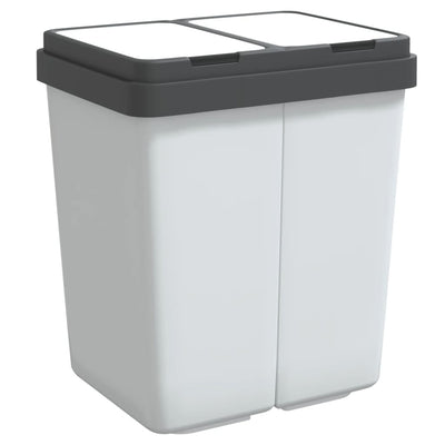 Tuplaroskakori valkoinen 2x25 l