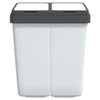 Tuplaroskakori valkoinen 2x25 l